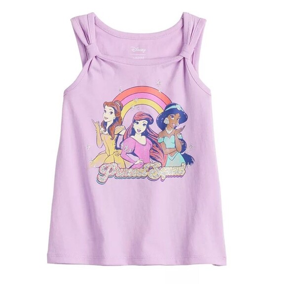 Girls 12 Month Disney Princess Tank Top Purple Jumping Beans - Picture 1 of 1
